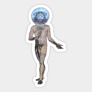 Crucified Christ Sticker Sticker